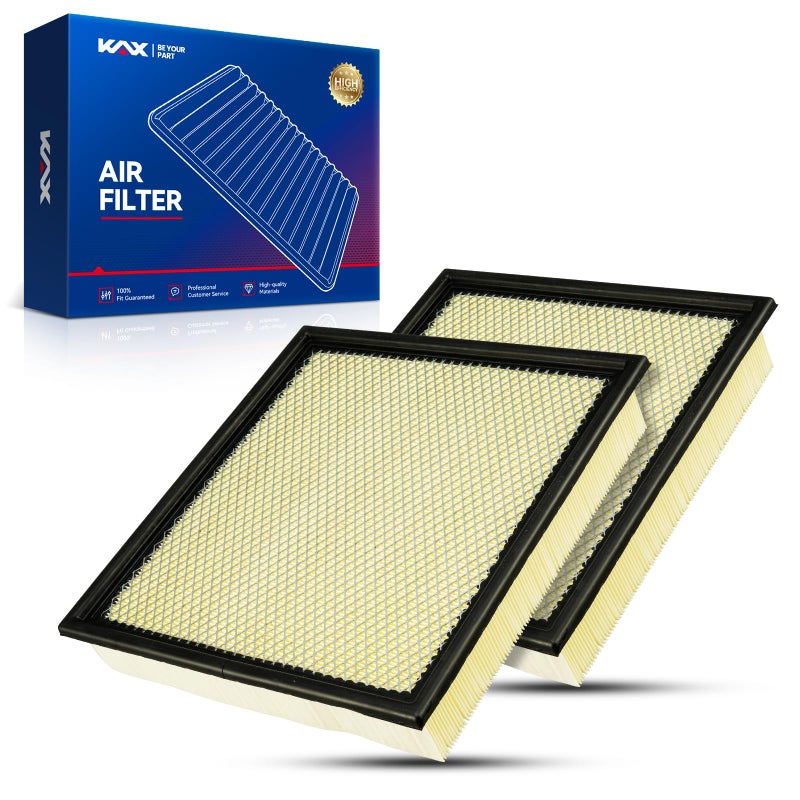 KAX Engine Air Filter, CA12665 Replacement for Ford F-250/ F-350 Super Duty 2020-2024, F-550/ F-450 Super Duty 2020-2023, 2 PACK - Image 1